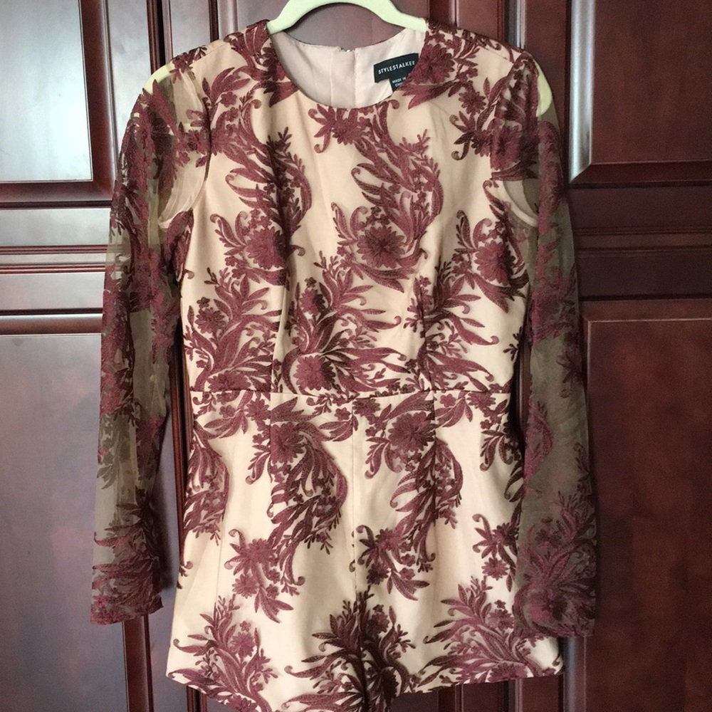 Embroidered Romper